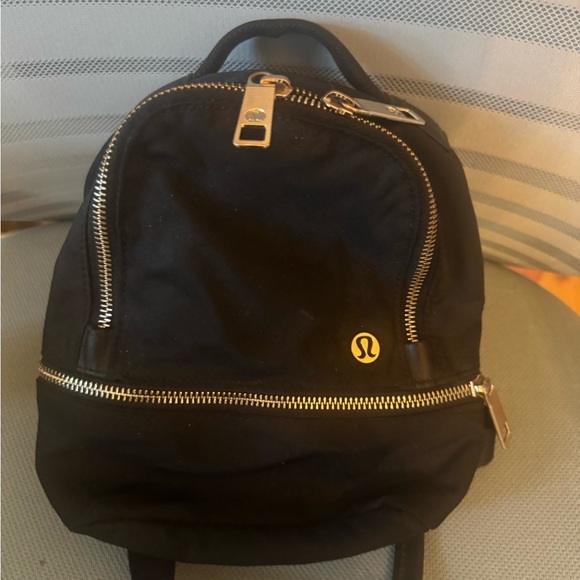 lululemon athletica Black Mini Backpack - Picture 1 of 6